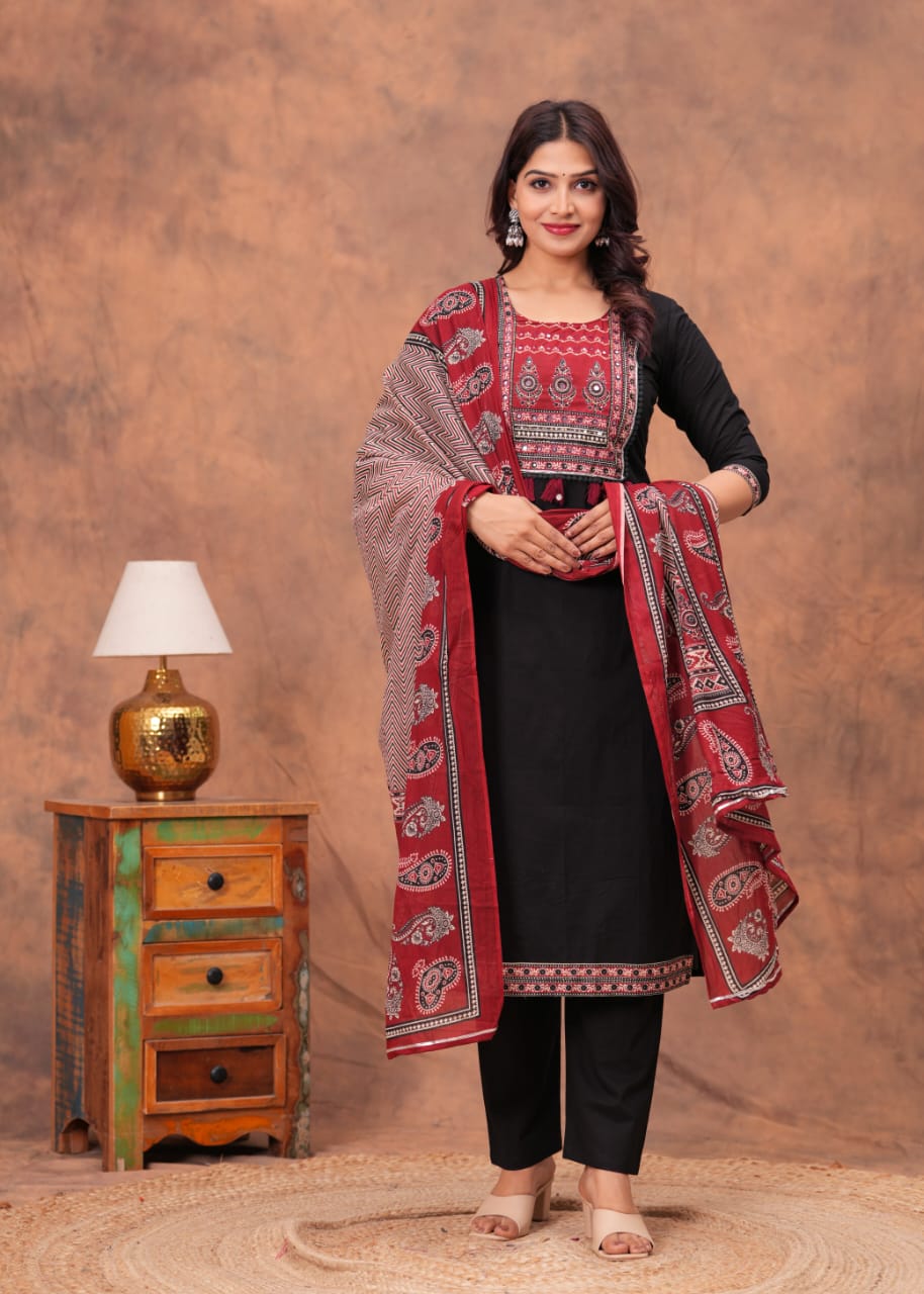 img-product img-product img-product img-product Cotton straight kurti,pant, dupatta sets